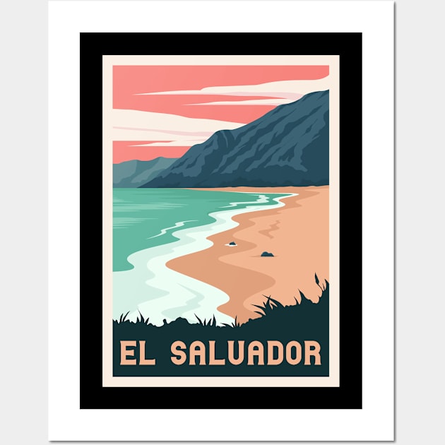 El Salvador vacation poster Wall Art by NeedsFulfilled